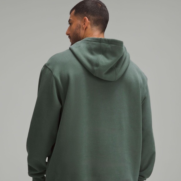 Sold out - Lululemon Steady State Men`s Hoodie Color Dark Forest Size M - NWT - Picture 3 of 6